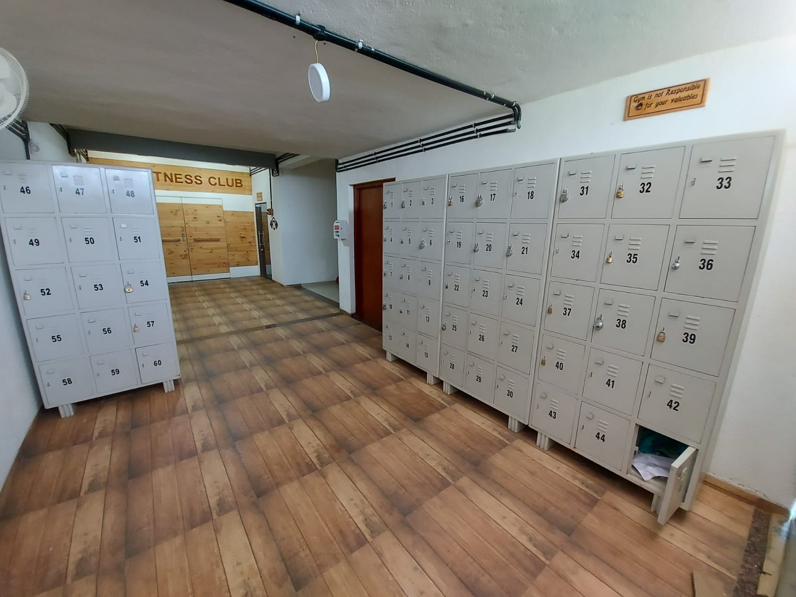 Strength training area